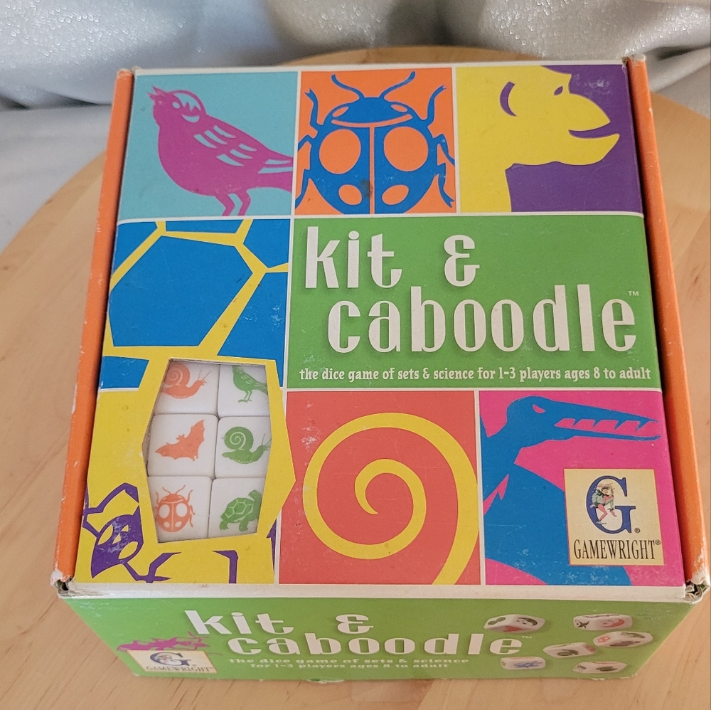 New Open Box Kit & Caboodle  Similar to Yahtzee Dice Family Game Kids Holiday